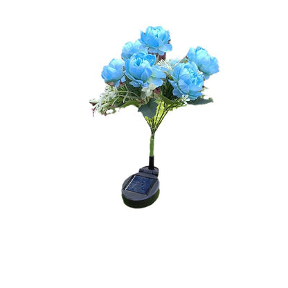 Solar Peony Garden Light — LED, Colour Changing, Waterproof
