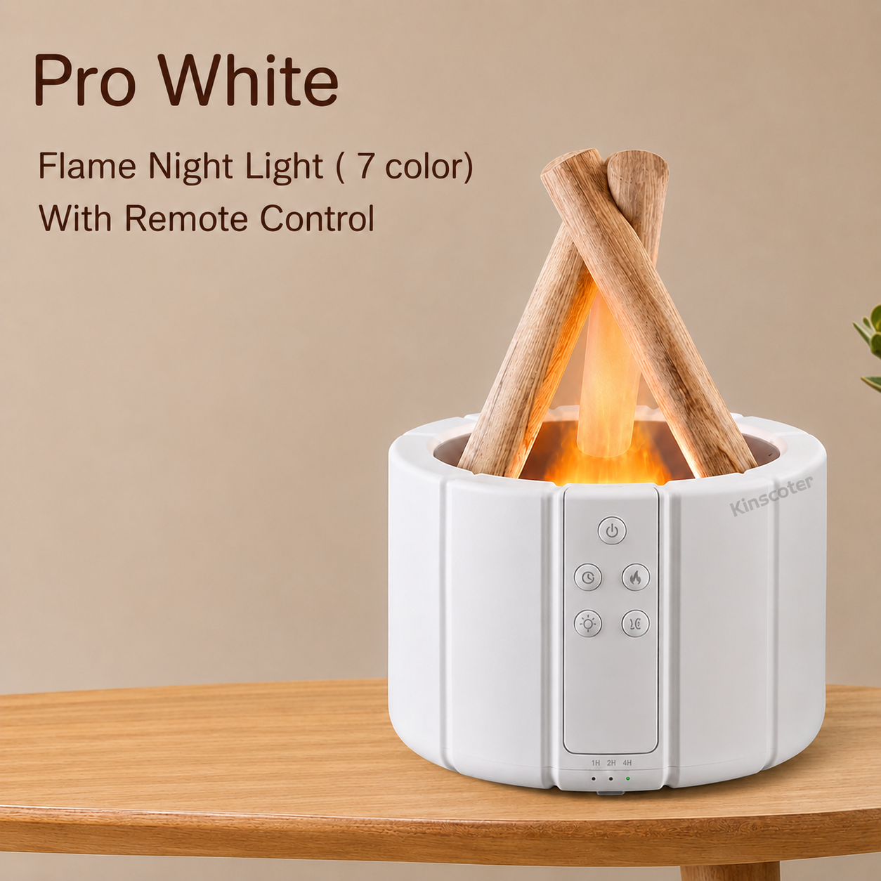 Flame Aroma Diffuser — Ultrasonic, LED, Cool Mist