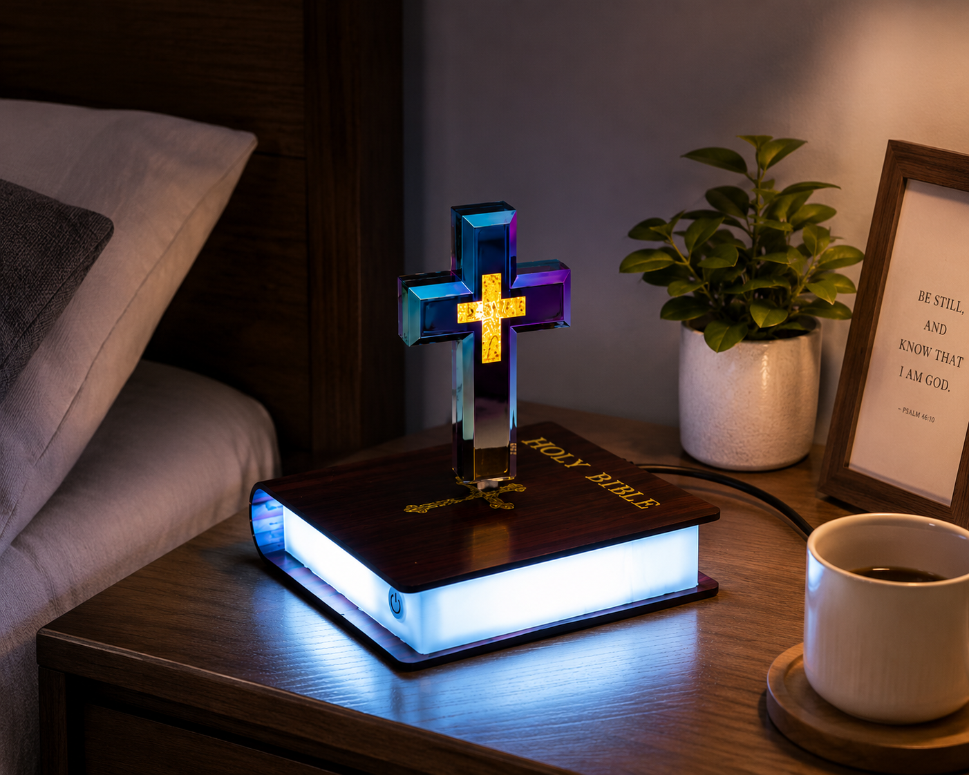 Magnetic Levitating Starry Sky Ornament — Floating, Light-Up