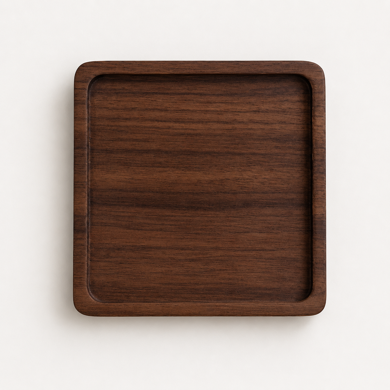 Japanese Walnut Wood Coaster — Natural Grain