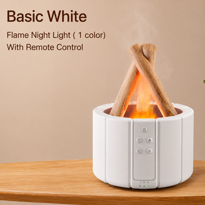 Flame Aroma Diffuser — Ultrasonic, LED, Cool Mist