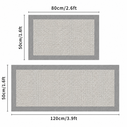 Kitchen Floor Mat Set — Waterproof, Non-Slip, Set of 2